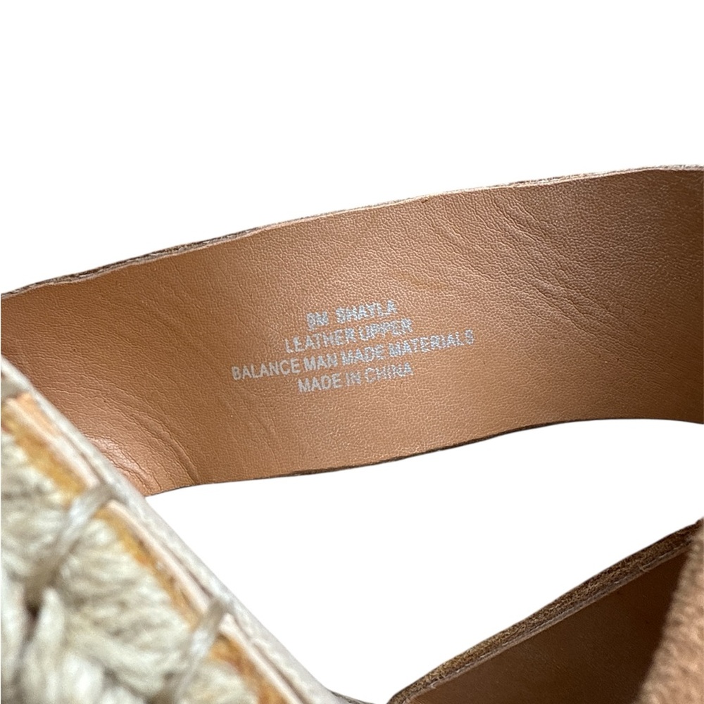3/$20 Dolce Vita Tan Suede Platform Espadrille Sandals Women’s SZ 9 Boho Spring - Picture 3 of 5